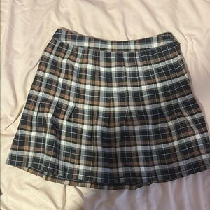 Urban Outfitters Plaid A-Line Skirt